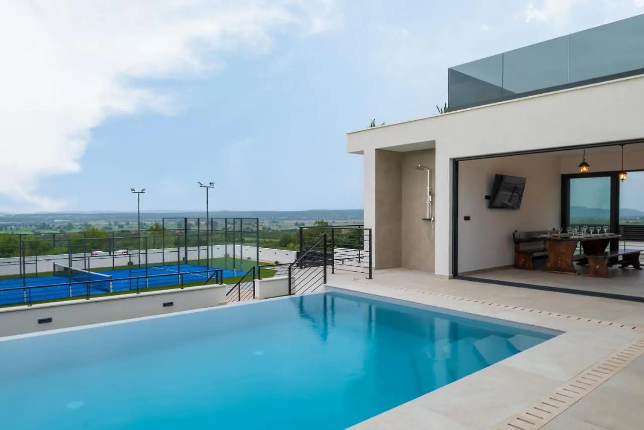 New! Luxury Villa “Nino” With Private Pool, Sauna And Padel Court Biograd Na Moru